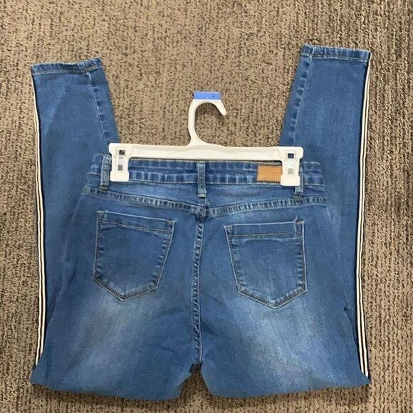 IRIS Jeans Los Angelos High Waist Side Striped  9 - Picture 6 of 15